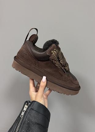 Уггі/кросівки ugg lowmel sneakers | burnt cedar