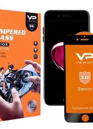 Защитное стекло veron 3d curved senior iphone x; xs; 11 pro black