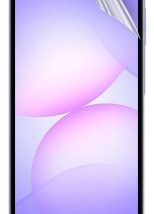 Гидрогелевая защитная пленка crystal mirror на samsung galaxy a07 на весь экран прозрачная
