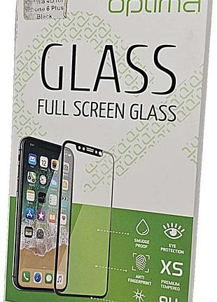 Захисне скло optima 4d for iphone 6 plus black