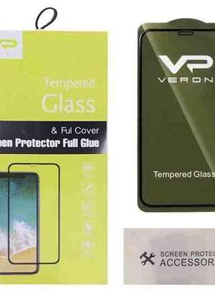 Защитное стекло veron slim full cover iphone x; xs; 11 pro black