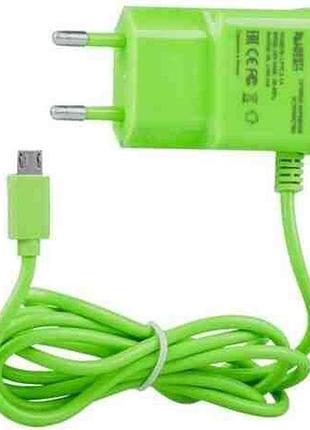 Заряднее устройство home charger micro usb — green