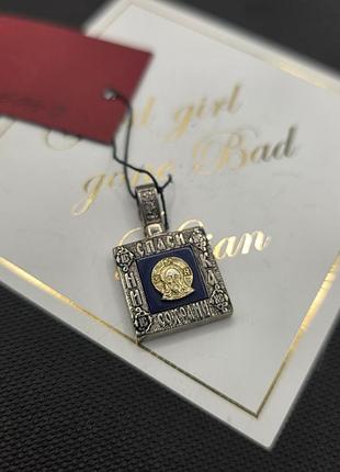 Серебряная ладанка 925 2