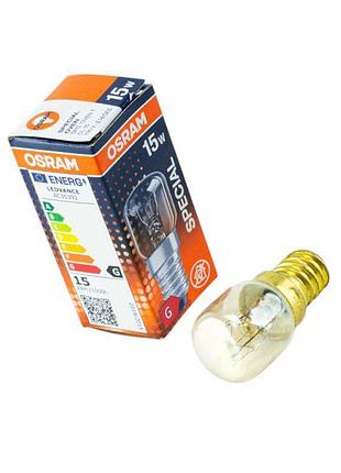 Лампа 220v e14 15w 85l 4000к osram в духовку