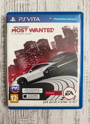 Игра need for speed: most wanted (2012) для ps vita (pal / картридж в боксе)
