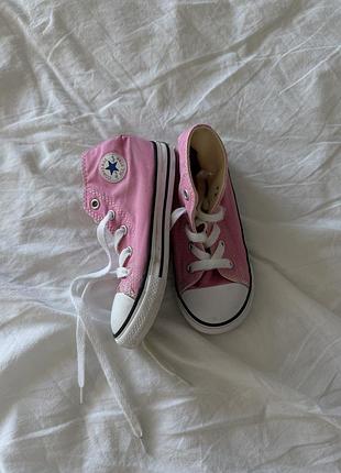 Кеди converse для дівчинки allstars рожеві 25 розмір