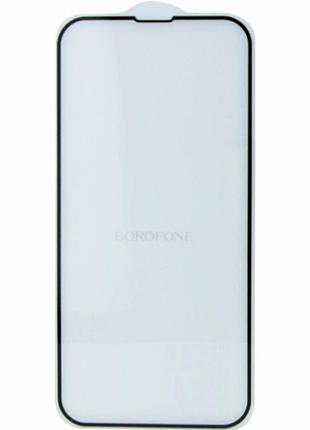 Захисне скло borofone bf3 hd 0.25 мм для iphone 13 pro max 14 plus чорне олеофобне антивідблискове