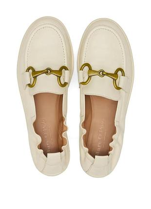 Кожаные лоферы лофери туфли туфлi marc o'polo