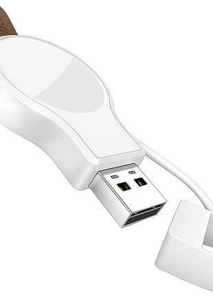 Сток зарядное устройство newdery для apple watch, беспроводной usb, белый