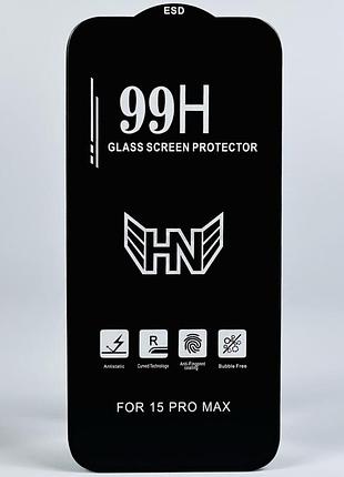Защитное стекло 99h iphone 16 pro max( черный)