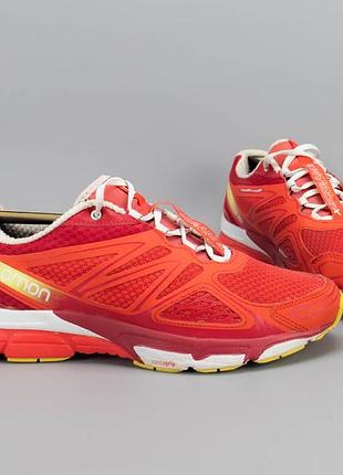Яркие кроссовки в сетку salomon x-scream 3d