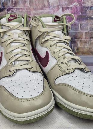 Высокие кроссовки nike dunk high 2