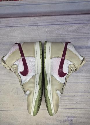 Высокие кроссовки nike dunk high 4