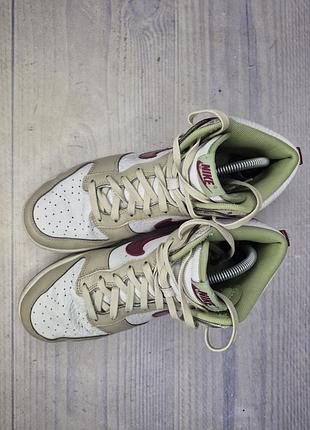 Высокие кроссовки nike dunk high 3