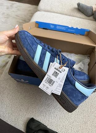 Кросівки чоловічі adidas сині замшеві
