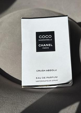 Парфумована вода chanel coco mademoiselle crush absolu, 1,5 мл