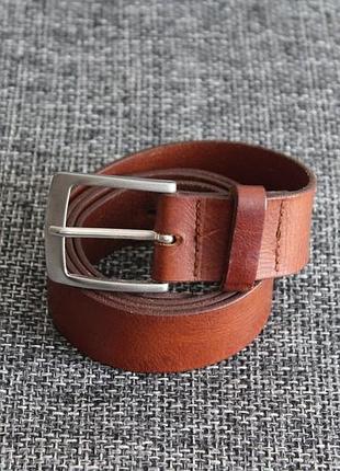 Ремень кожаный h&amp;m оригинал made in sweden w34-38