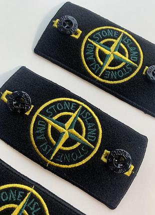 Аксесуари stone island нашивка чорна