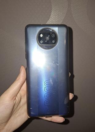 Продам телефон на запчасти работает все кроме метенской платы модель poco x3 pro