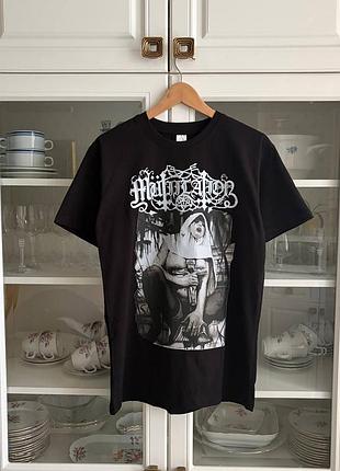 Нова футболка mutiilation – black millenium – grimly reborn