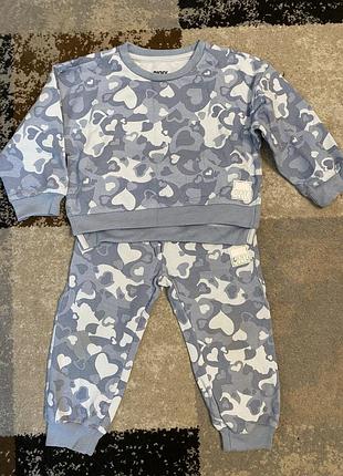 Оригінальний костюм dkny jeans для дівчинки 24m / 86–92 см