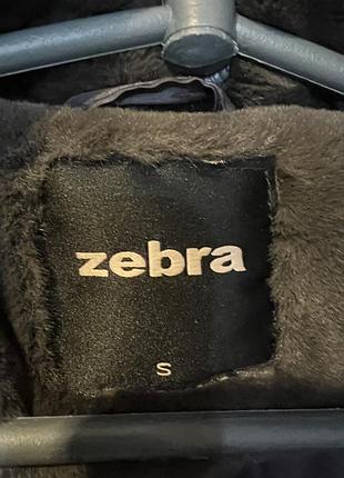 Шуба графіт сіра zebra розмір s 2