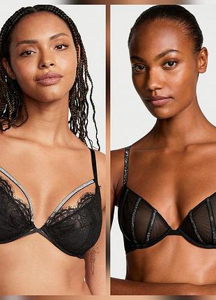 Набор из двух бюстгальтеров размер 36с / 80с victoria’s secret в подарочном пакете, оригинал