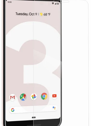 Гидрогелевая защитная пленка на google pixel 3 (прозрачная пленка на весь экран)