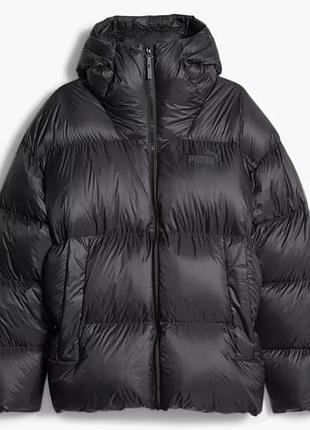 Пуховик чоловічий puma hooded ultra down puffer чорний