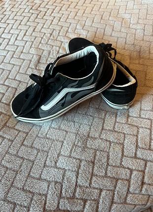 Кеди vans old skool чорні 3