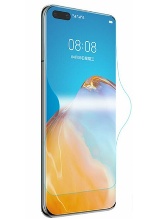 Гидрогелевая защитная пленка на huawei p40 на весь экран прозрачная
