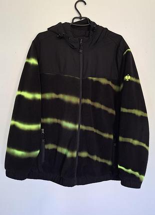 Флисовая куртка engelbert strauss e.s.motion ten tie-dye 2xl / женский флис с капюшоном
