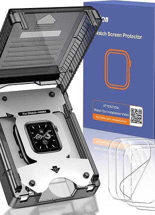 Защитная пленка для экрана apple watch series 10 42 мм uyiton watch screen protector комплект защитной пленки для экрана часов