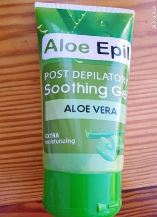 Успокаивающий гель после депиляции aloe epil, 150 мл, влажный, для тела, после депиляции