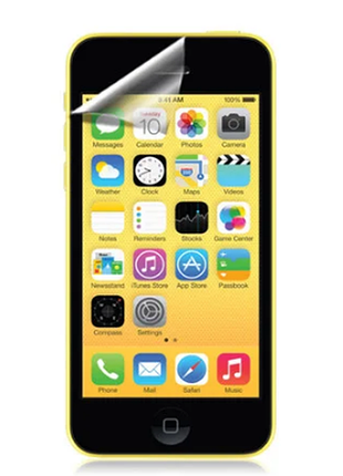 Гидрогелевая защитная пленка на iphone 5c на весь экран прозрачная
