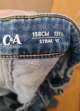 Джинси для підлітків c&a утеплені сині 3