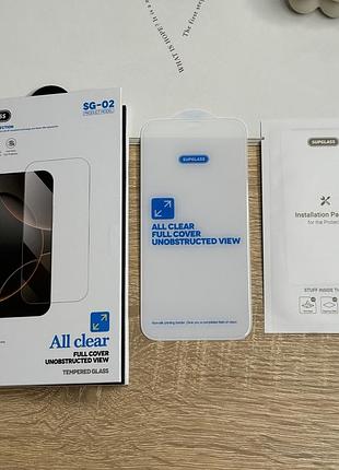 Захисне скло на iphone xr, прозоре clear glass 9h