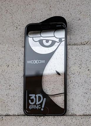 Захисне скло moxom af airbag для iphone x / iphone xs / iphone 11 pro чорний