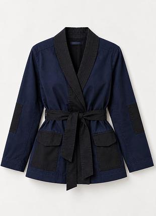 Темно-синій жакет h&m, розмір xs–s