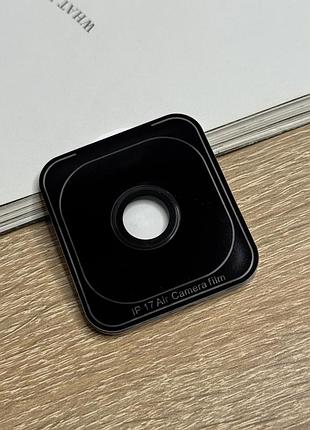 Захисне скло на камеру для iphone air, лінзи з чорною рамкою black