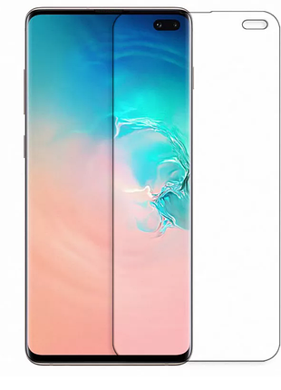 Гідрогелева захисна плівка aurora aaa на samsung s10 plus на весь екран прозора