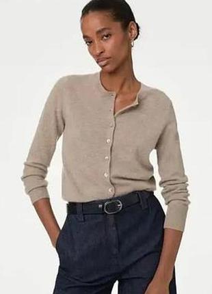 Тонкий кардиган marks &amp; spencer (s-m) з 100% вовни мериноса (merino wool),