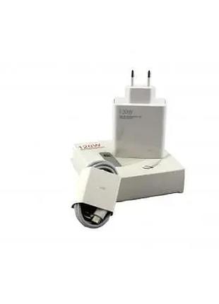 Зарядное устройство для usb adapter 9172 с кабелем type-c 120w top shop ua_