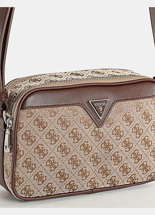Сумка крос-боді guess vezzola jacquard crossbody bag (модель hmvzljp4129)