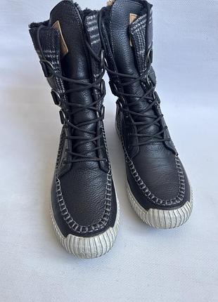 Шкіряні утеплені черевики timberland 2