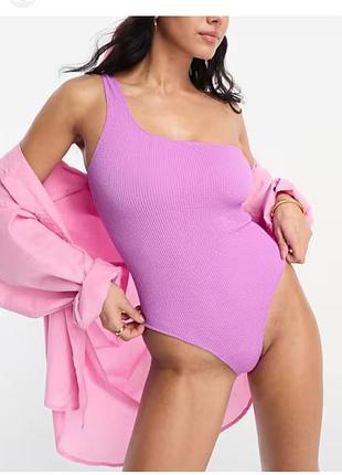 Купальник жіночий суцільний one size бузковий