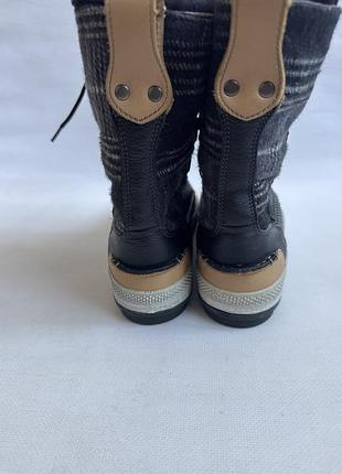 Шкіряні утеплені черевики timberland 4