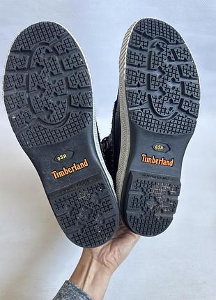 Шкіряні утеплені черевики timberland 5