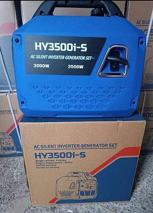 Инверторный бензиновый генератор hy-3500i 3000w 3500w, портативный тихий генератор для дома и квартиры vk1988