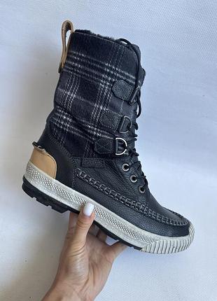 Шкіряні утеплені черевики timberland 6
